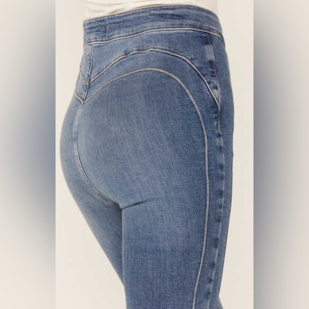 Free People Cross My Heart Slim Straight Jeans
